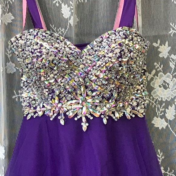 BLUSH PROM💐 LONG DRESS💐CORSET BACK💐 Prom dress - Picture 3 of 6